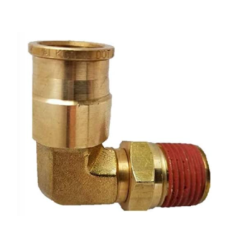 Alkon AQ69-DOTS-6X6 3/8 X 3/8 NPT 90 degree swivel male elbow push to connect DOT approved