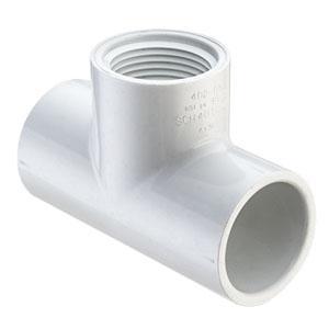 York S1-PVC-402-015 Tee Socket x FIPT 1-1/2"